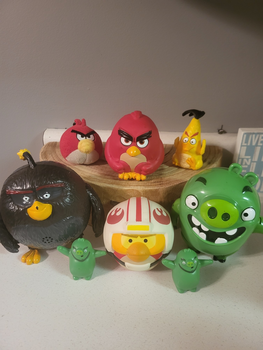 Angry Birds Figures Lot Various Sizes Types